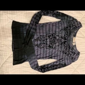 Miss Me embellished top women’s size large